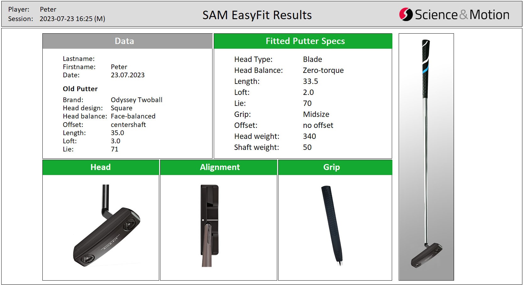 sam-puttlab-easy-fit-result-report-example
